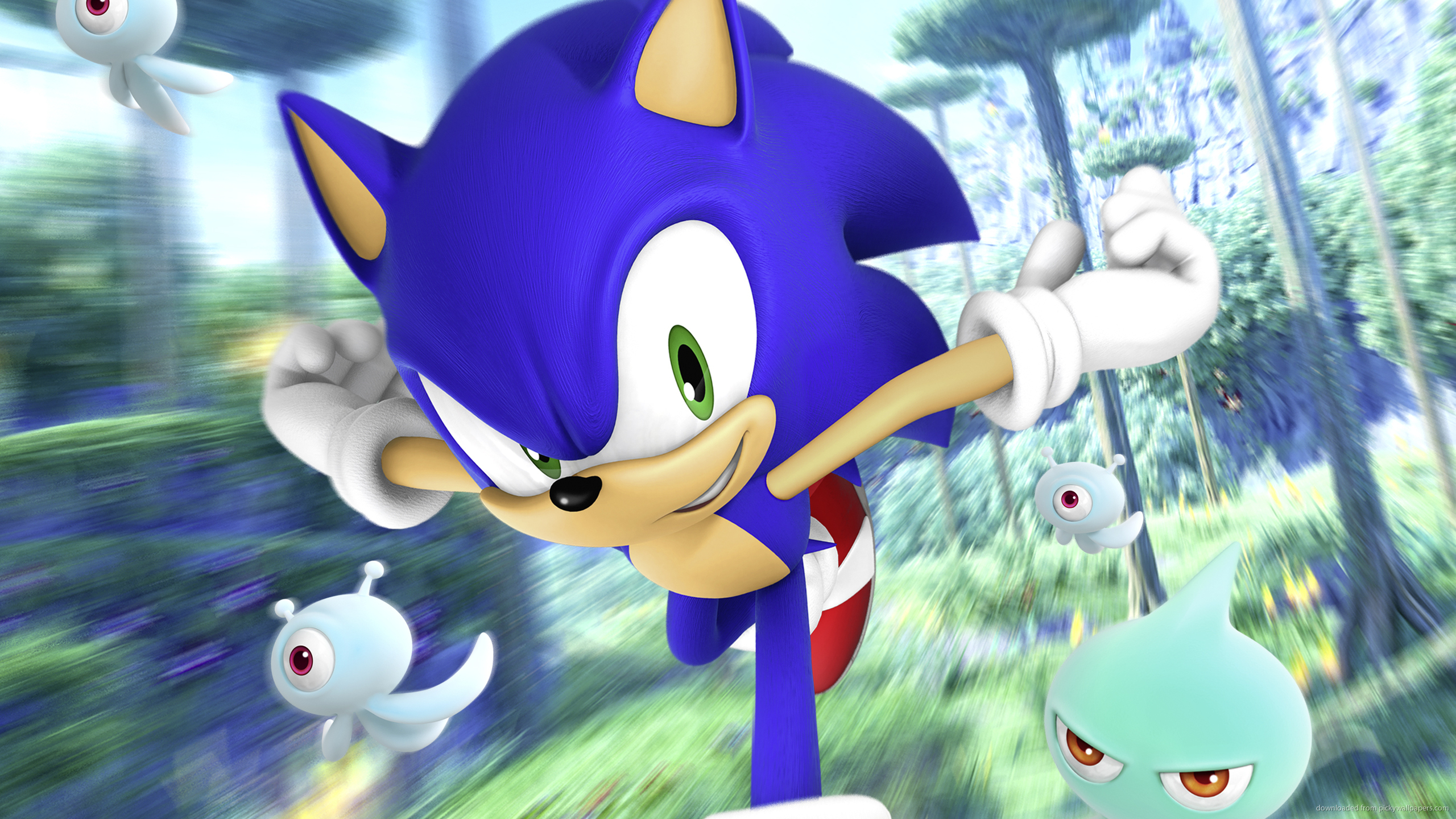 sonic colors wallpaper,animated cartoon,sonic the hedgehog,cartoon,fictional character,adventure game