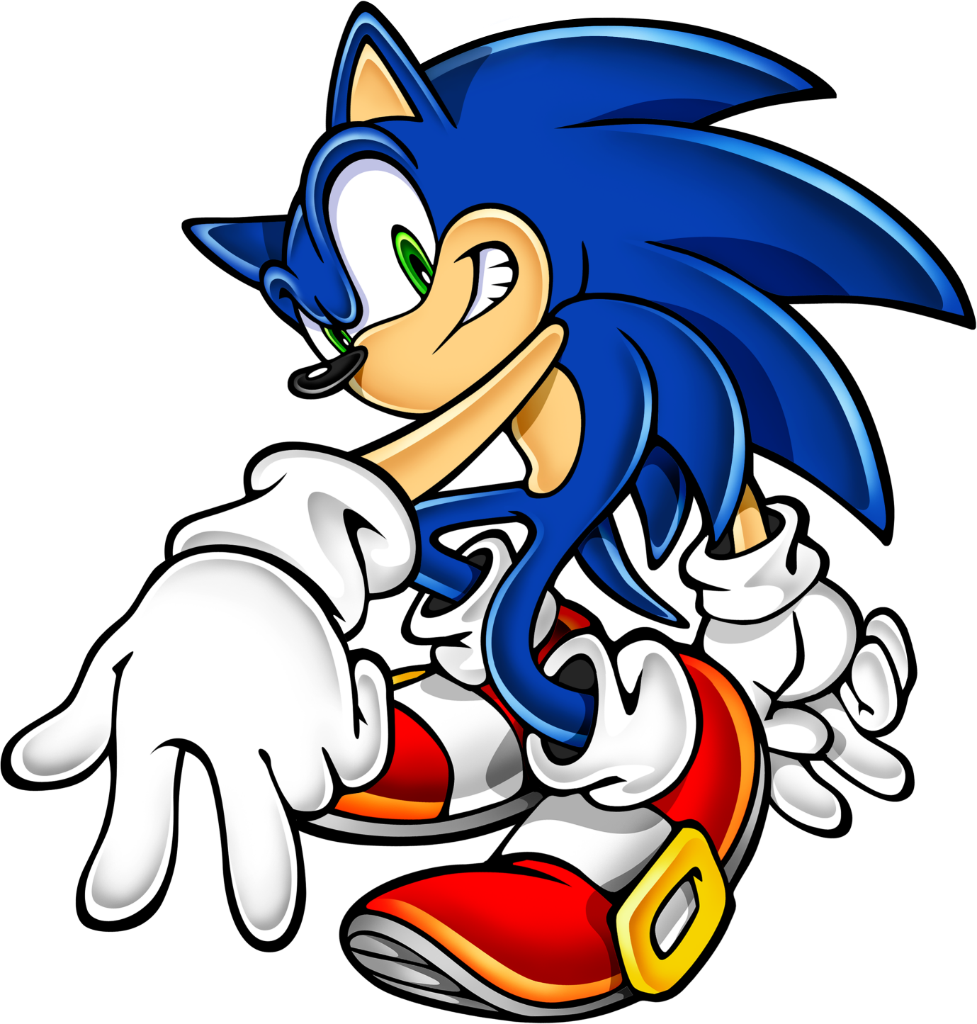 wallpaper sonic keren,cartoon,animated cartoon,sonic the hedgehog,fictional character,illustration