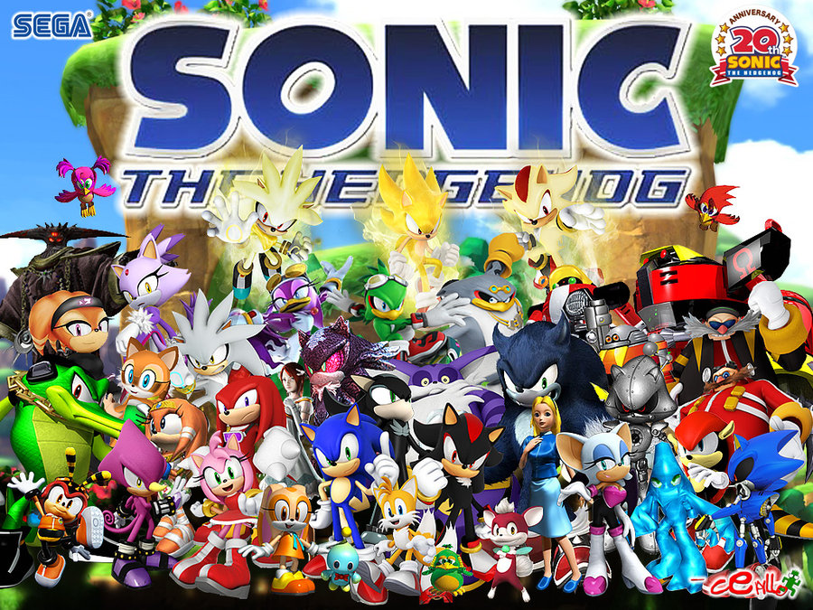 sonic characters wallpaper,animated cartoon,hero,cartoon,action figure,anime