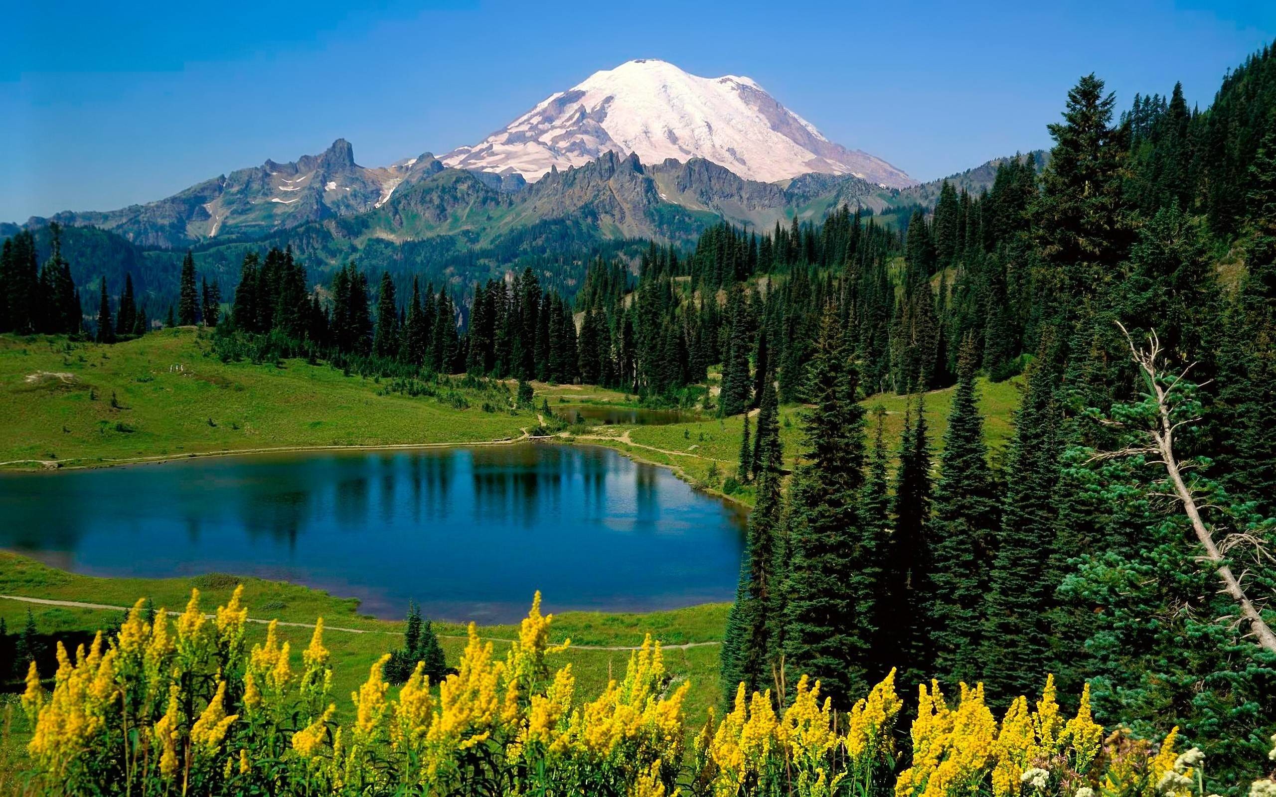 carta da parati sanitaria,paesaggio naturale,natura,montagna,lago,riflessione