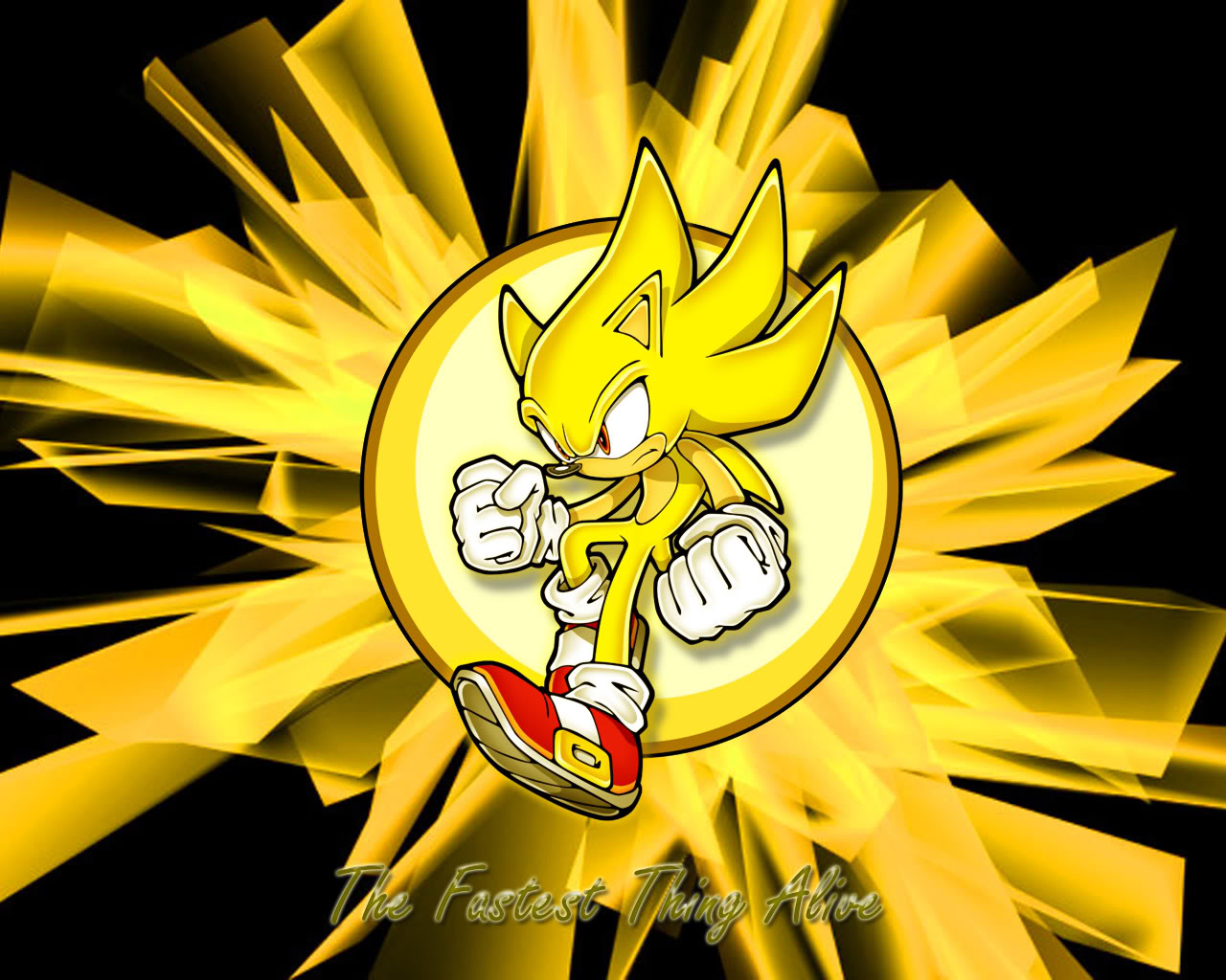 super sonic wallpaper,gelb,anime,grafik,erfundener charakter