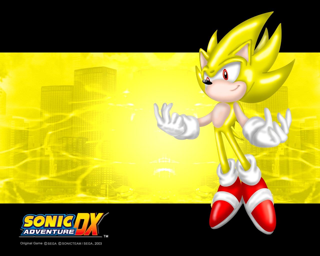 super sonic wallpaper,cartoon,yellow,anime,fictional character,action figure