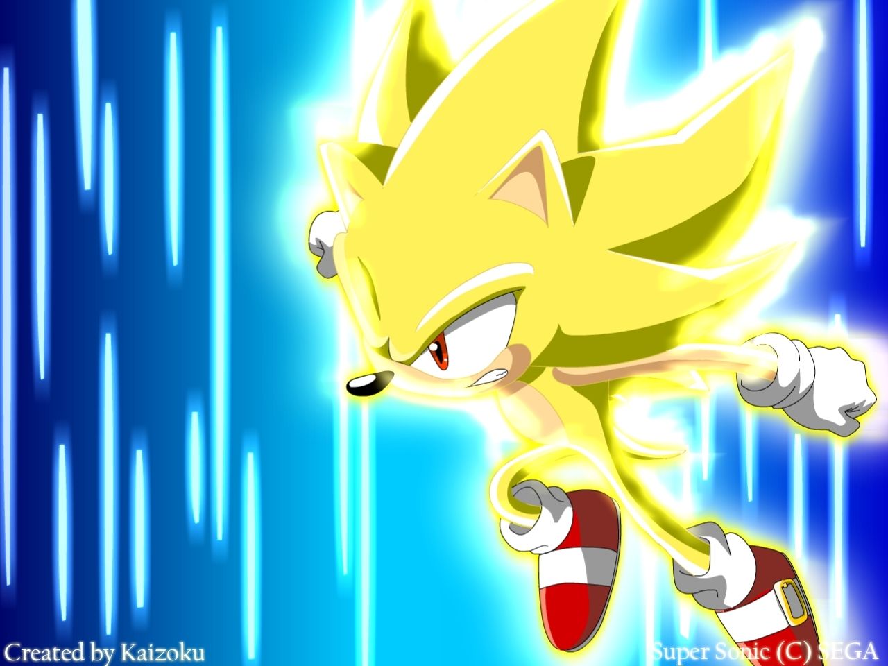 super sonic wallpaper,sonic the hedgehog,karikatur,erfundener charakter,grafikdesign,anime