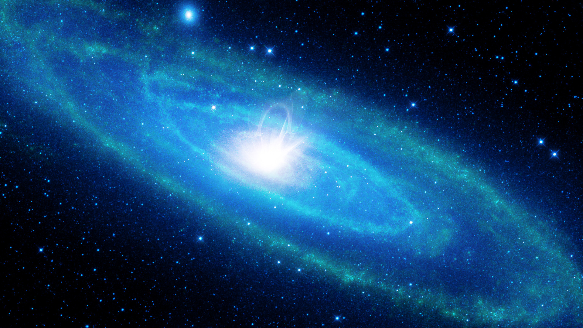 galaxie fonds d'écran animés hd,cosmos,ciel,bleu,atmosphère,objet astronomique