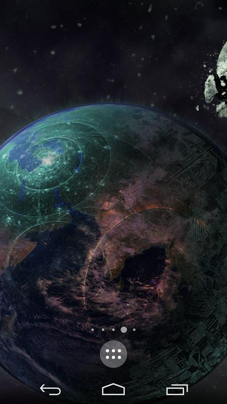 sci fi live wallpaper,weltraum,astronomisches objekt,planet,platz,atmosphäre