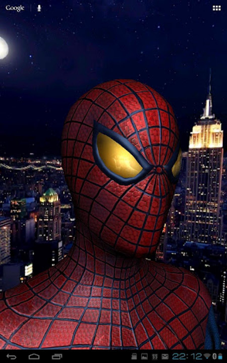 spider man 3d live wallpaper,hombre araña,superhéroe,personaje de ficción,arte,disfraz