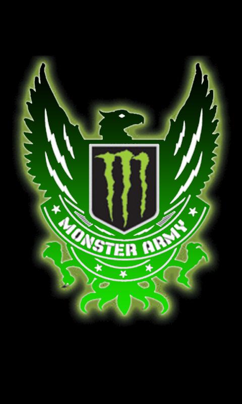 monster live wallpaper,green,logo,emblem,font,symbol