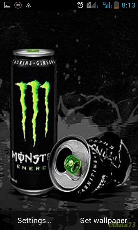 Monster Live Wallpaper Green Font Technology Fictional Character Ghost Wallpaperuse