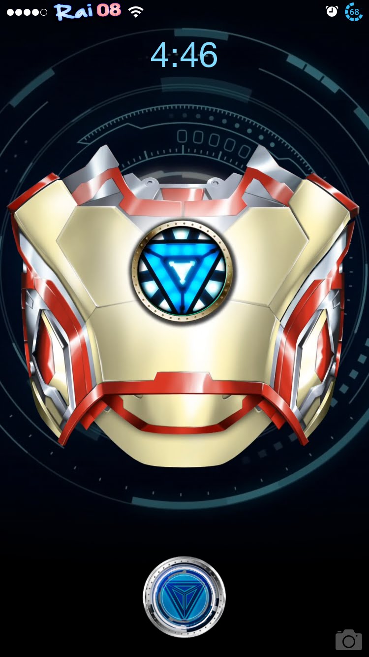 iron man 3d live wallpaper,emblem,fictional character,logo,symbol
