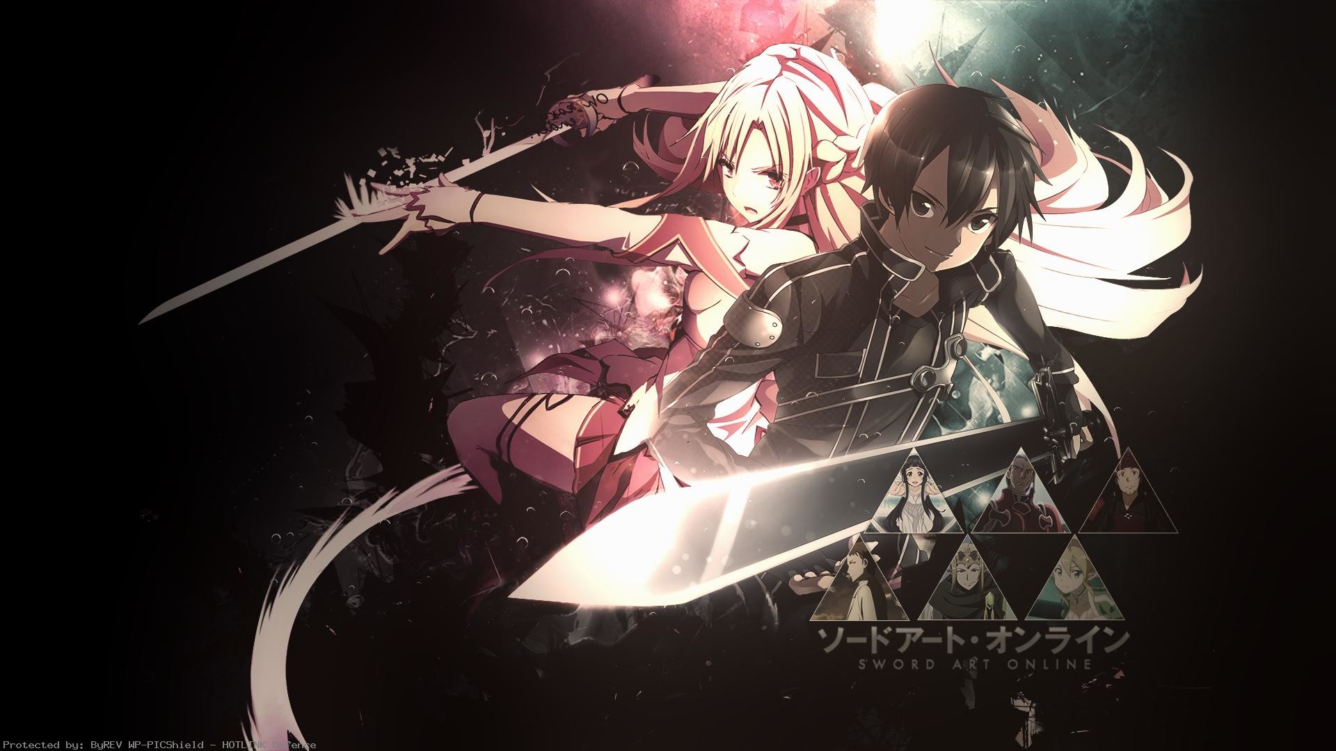 sao live wallpaper,cg artwork,anime,black hair,illustration,graphic design