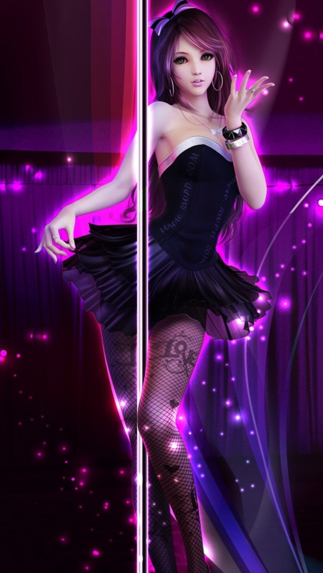 danseuse live wallpaper,pole dance,violet,violet,danse,performance