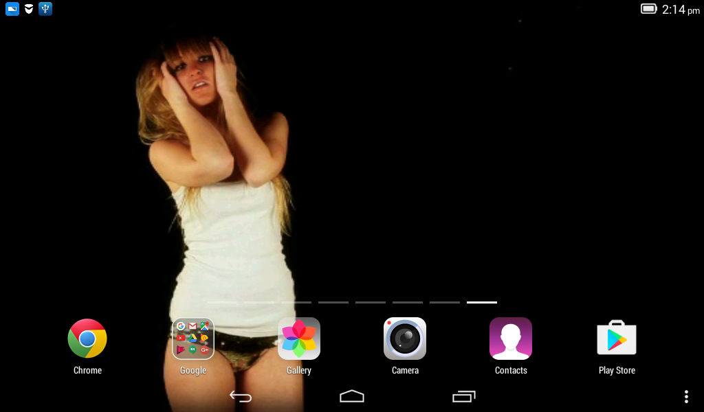 ragazza che balla live wallpaper,tecnologia,aggeggio,font,coscia,fotografia