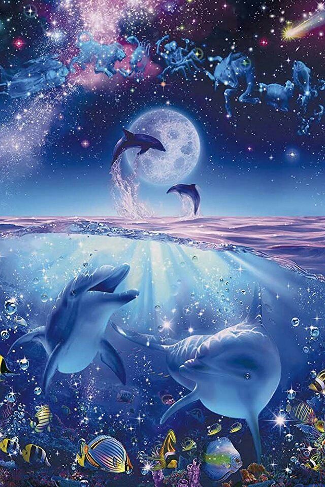 deep sea live wallpaper,dolphin,common bottlenose dolphin,marine mammal,cetacea,marine biology