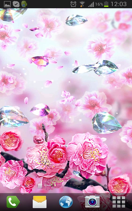 꽃잎 3d 라이브 배경 화면,분홍,무늬,꽃,꽃 무늬 디자인,봄