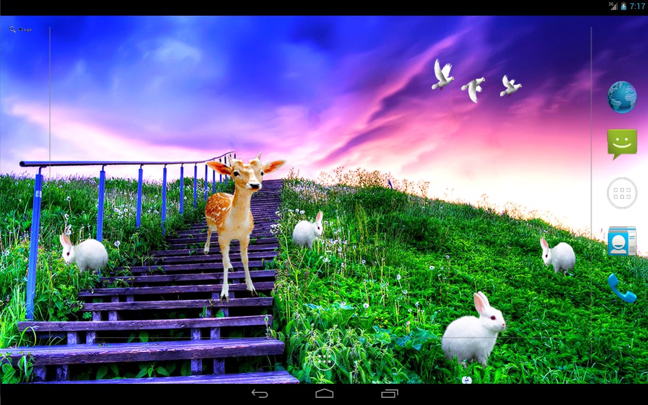 samsung galaxy s5 live wallpaper,la nature,herbe,mouton,prairie,ciel