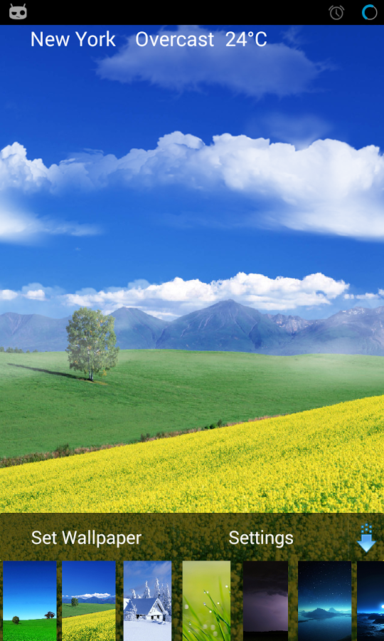 meteo 3d live wallpaper,paesaggio naturale,cielo,natura,prateria,giorno