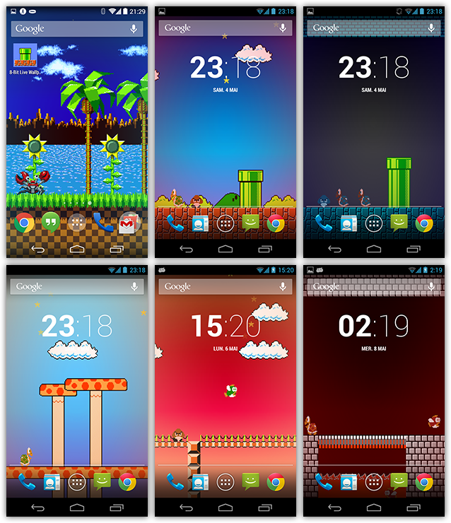 8 bit live wallpaper,smartphone,communication device,portable communications device,gadget,mobile phone