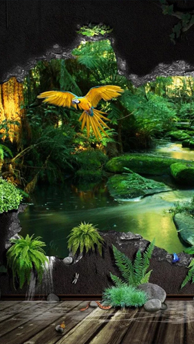 정글 라이브 배경 화면,자연,자연 경관,수족관,식물,조명