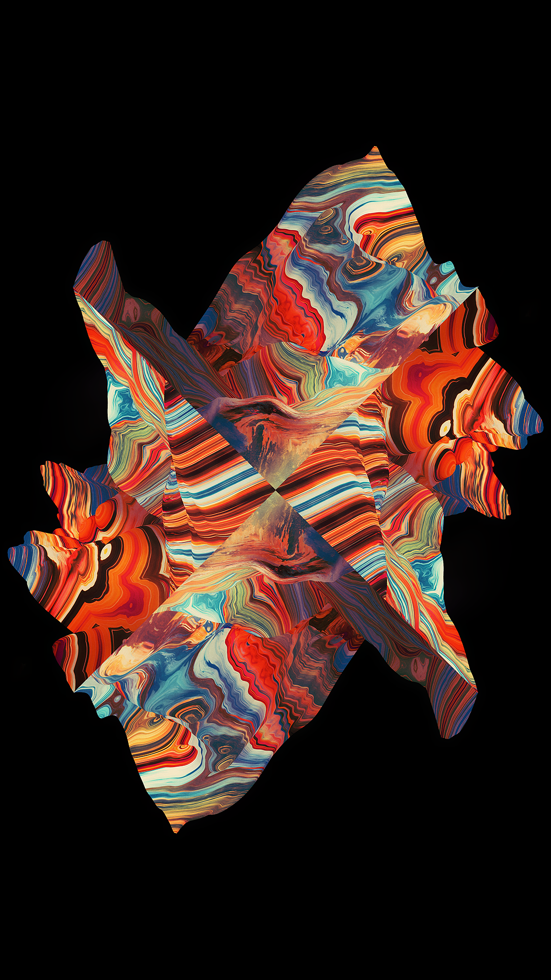 oneplus x wallpaper,orange,organism,fractal art,t shirt,art