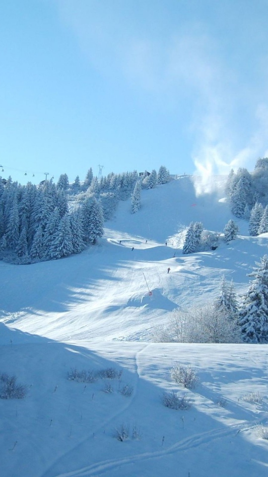 carta da parati coolpad,neve,inverno,natura,cielo,montagna