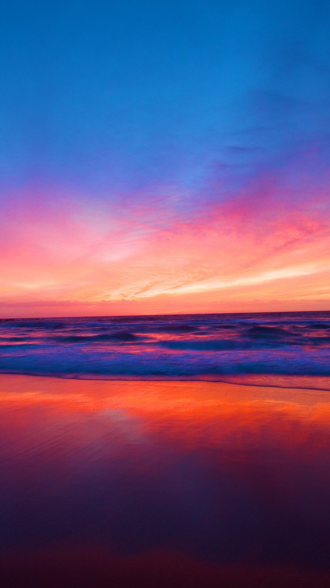 wallpaper tablette,sky,horizon,afterglow,sea,nature