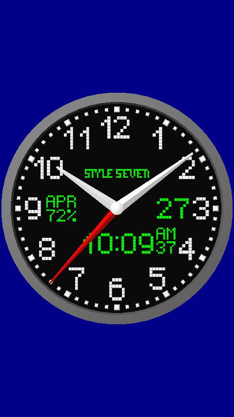 uhr live wallpaper 3d android,analoge uhr,uhr,grün,wanduhr,elektrisches blau