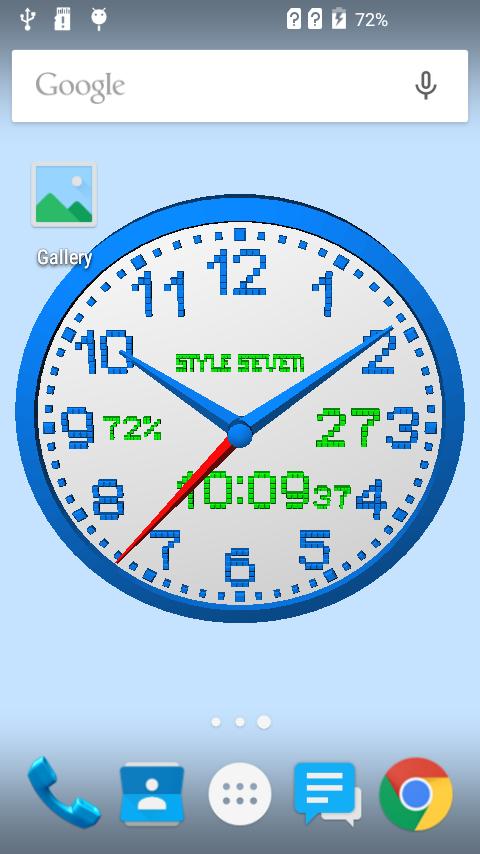 clock live wallpaper 3d android,clock,blue,wall clock,text,digital clock