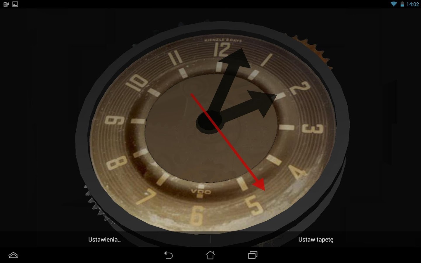 horloge live wallpaper 3d android,l'horloge,police de caractère,cercle,capture d'écran,regarder