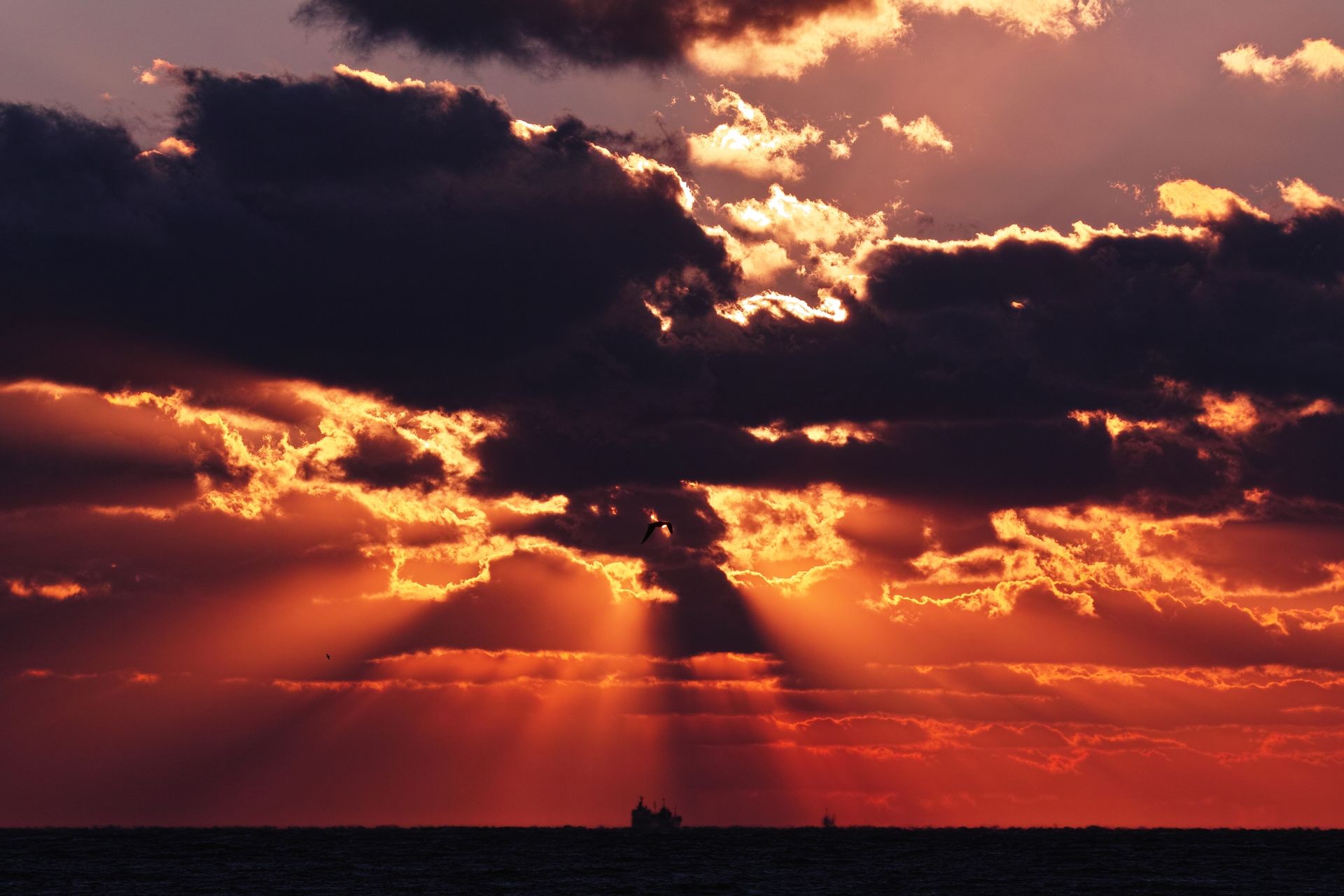 carta da parati ogq,cielo,ultimi bagliori,nube,orizzonte,tramonto