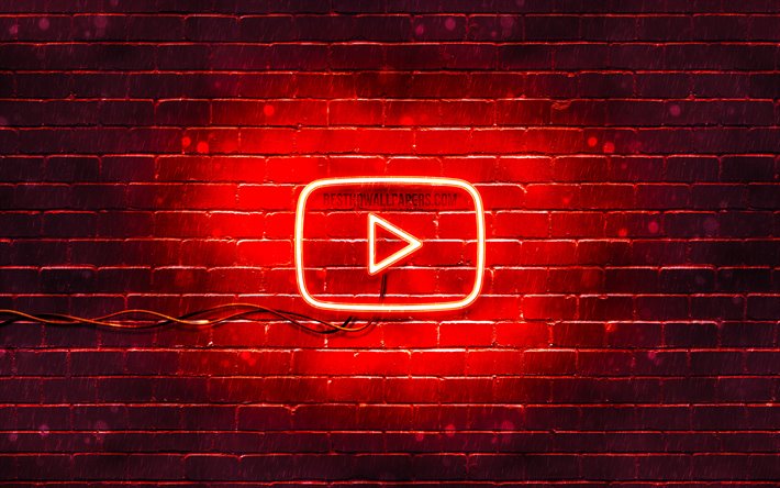 youtube logo wallpaper,rot,licht,automobilbeleuchtung,neon ,grafik