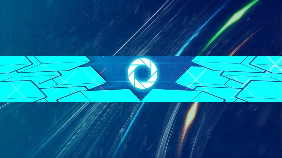 Youtube Banner Wallpaper Blue Azure Electric Blue Font Graphic Design Wallpaperuse