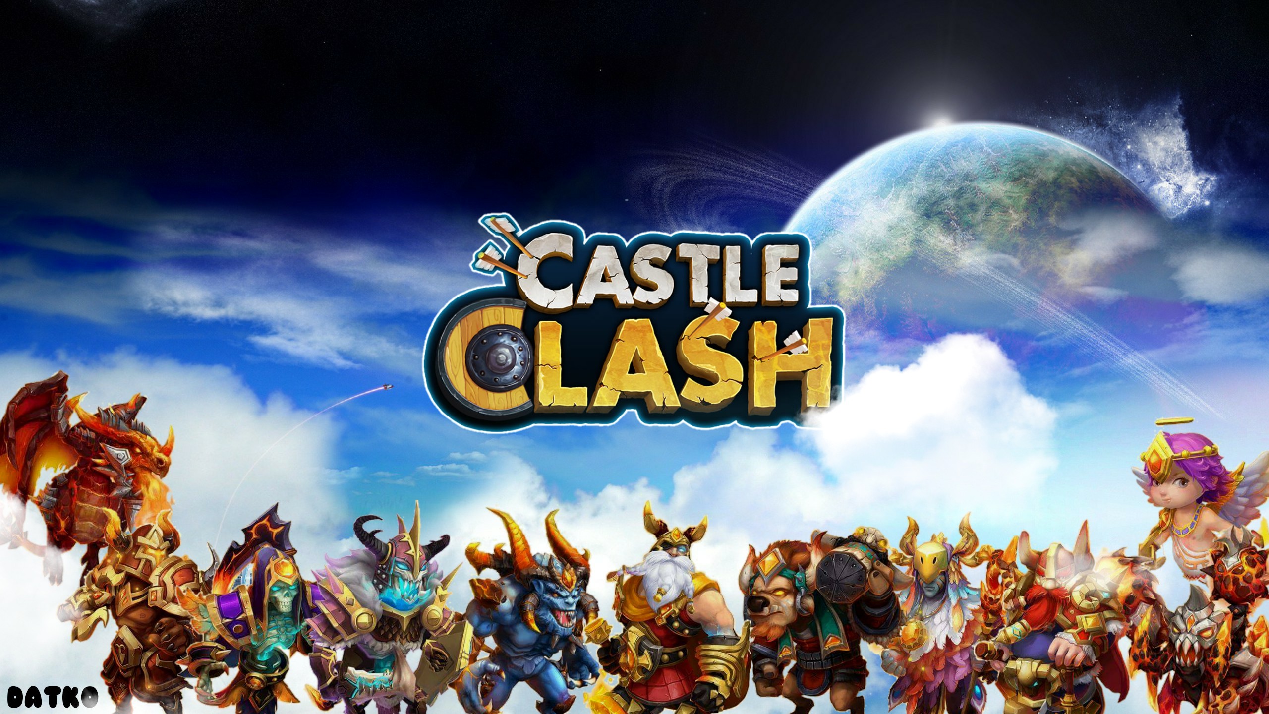 castle clash wallpaper,action adventure game,animated cartoon,strategy video game,games,adventure game