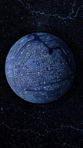 fond d'écran android 7.1,bleu,cosmos,objet astronomique,planète,espace