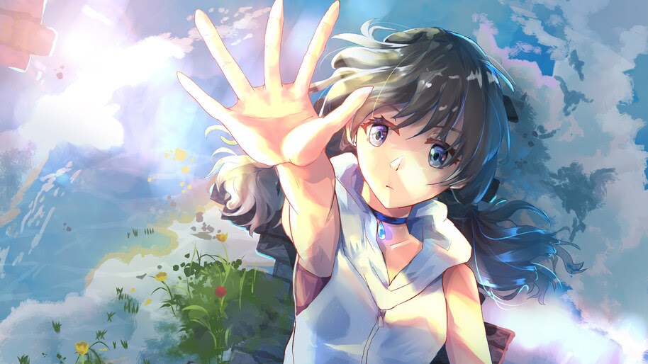 come stai carta da parati,anime,cartone animato,cg artwork,cielo,cartone animato