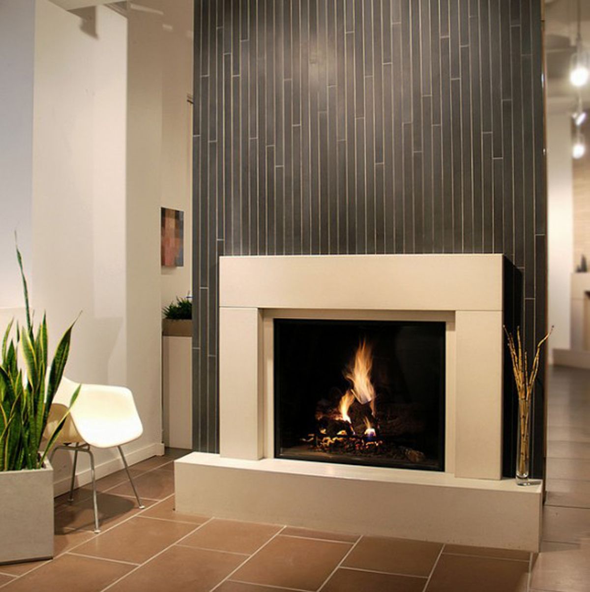 wallpaper around fireplace,hearth,fireplace,heat,wood burning stove,room