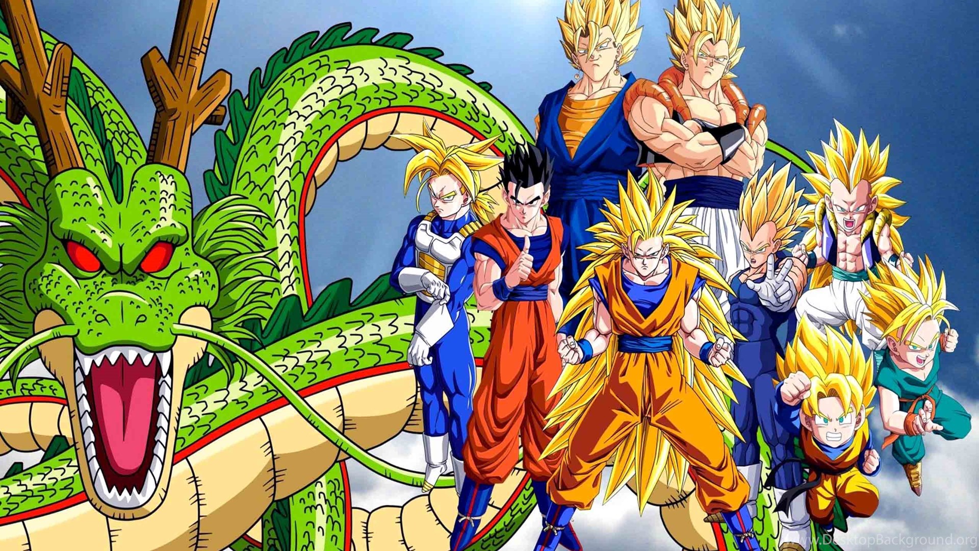 dragon ball z 3d wallpaper,anime,dragon ball,artwork,fictional character,fiction