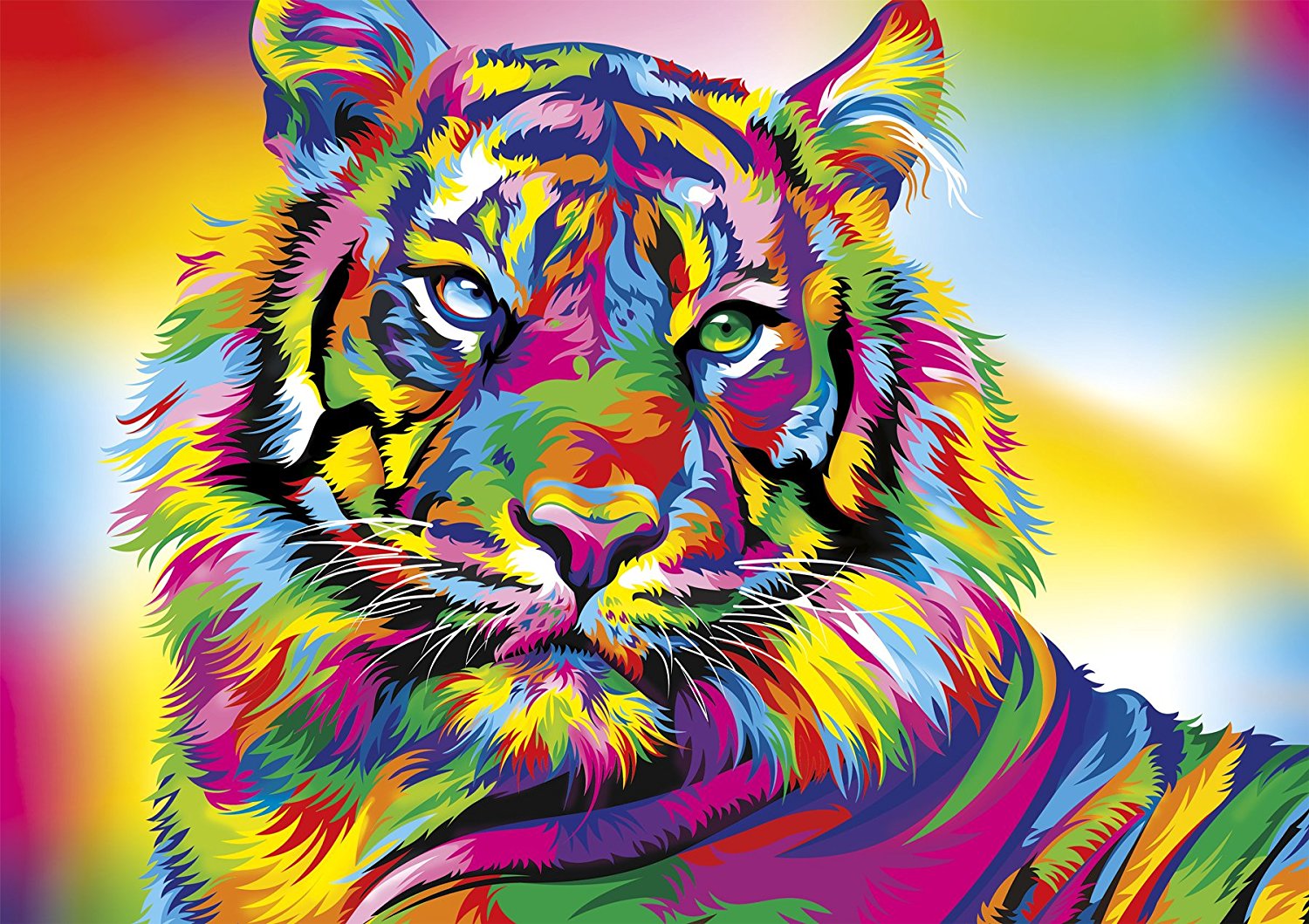壁紙de colores,ベンガルトラ,虎,野生動物,ネコ科,大きな猫