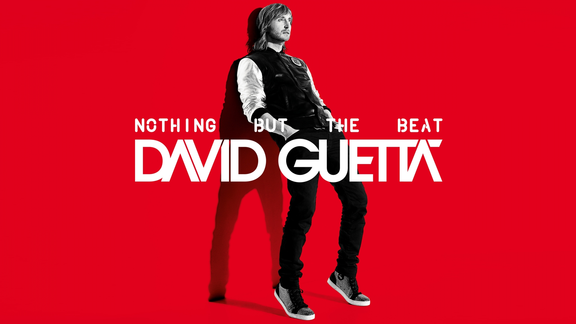 carta da parati david guetta,rosso,testo,font,copertina,grafica