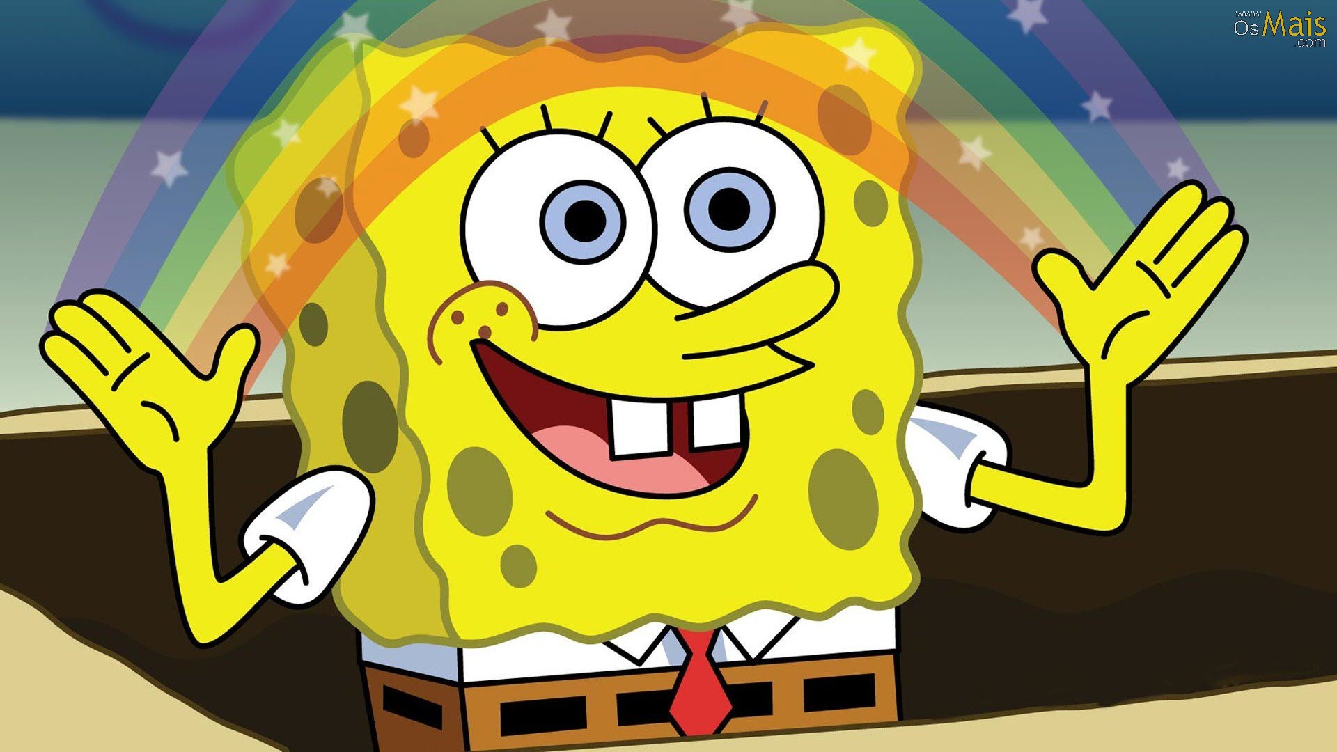 fond d'écran bob esponja,dessin animé,dessin animé,jaune,illustration,art