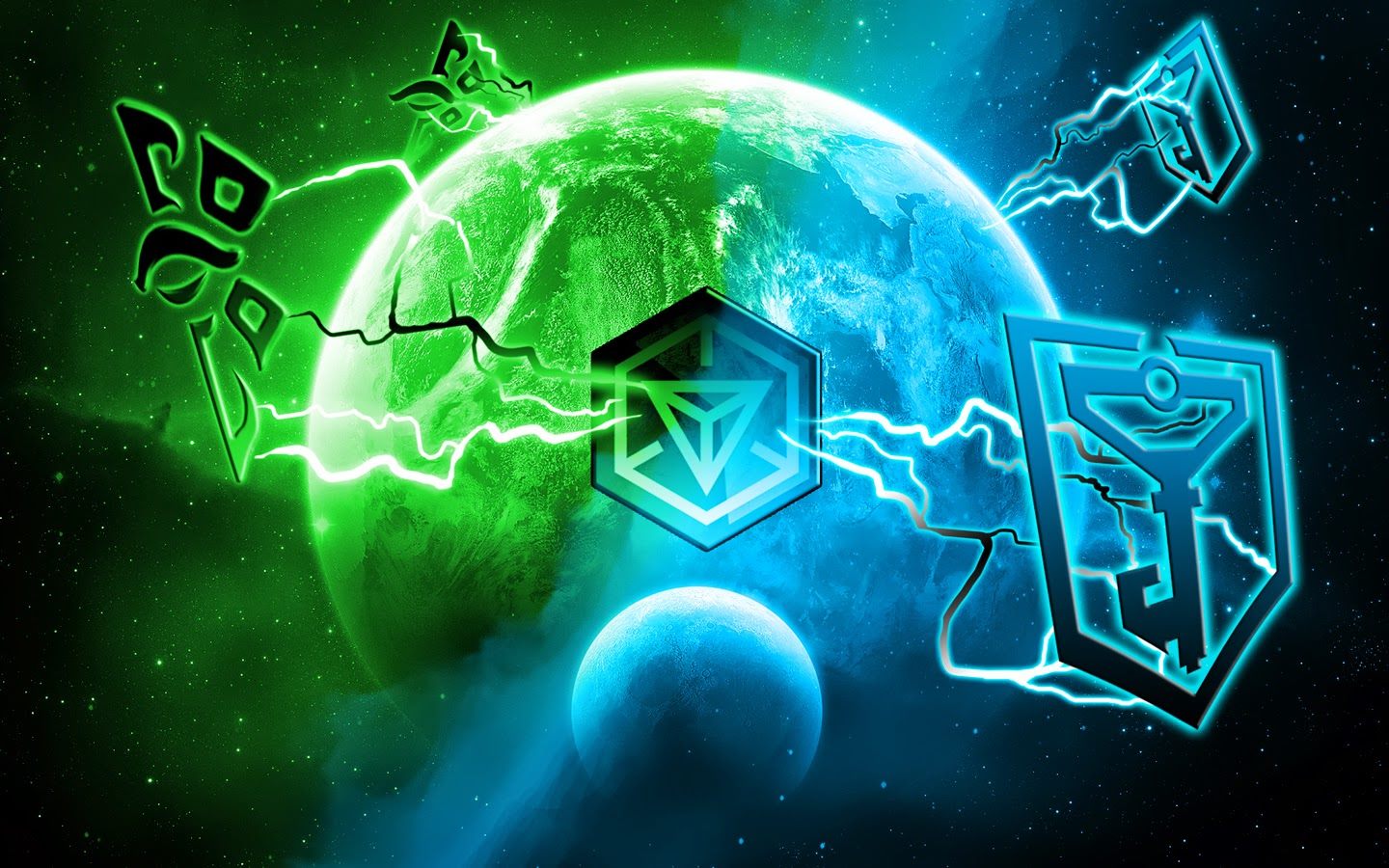 ingress wallpaper,grün,grafikdesign,licht,schriftart,elektrisches blau