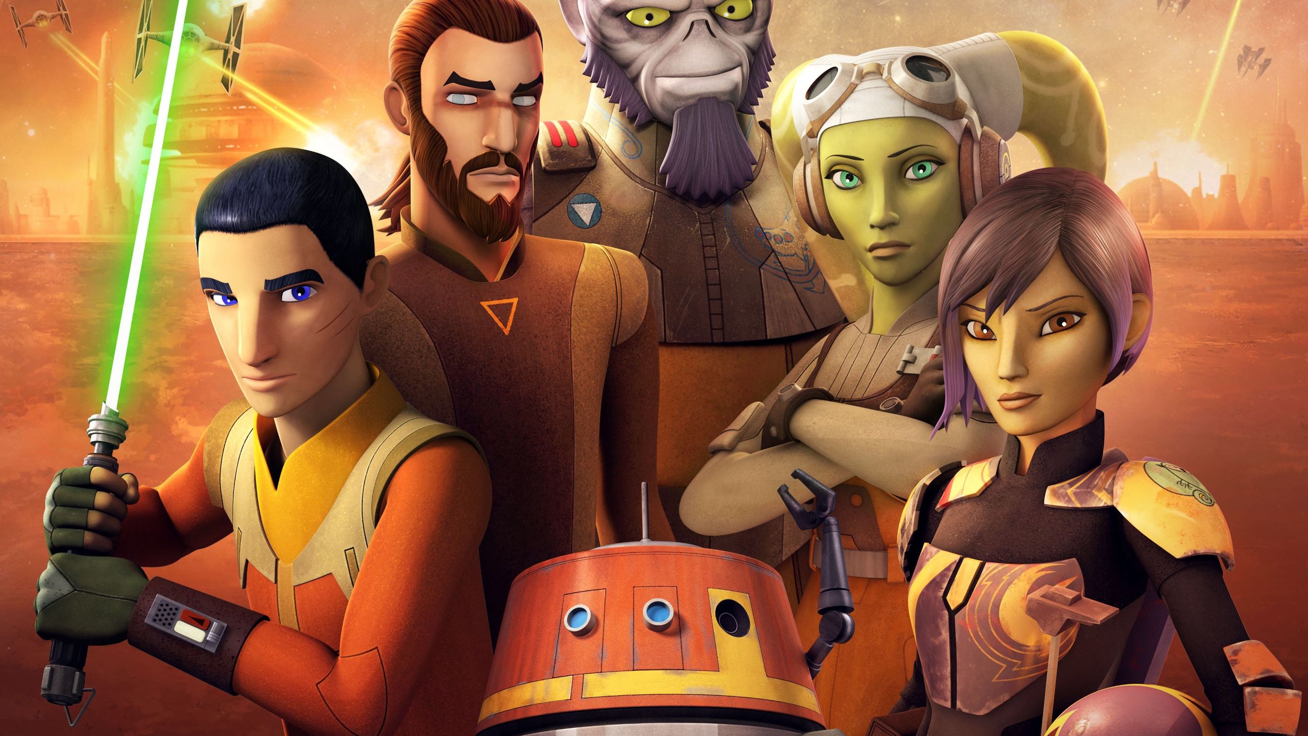 fondo de pantalla de star wars rebeldes,dibujos animados,animación,personaje de ficción,ilustración,videojuego de rol multijugador masivo en línea
