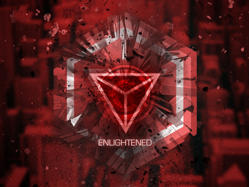 ingress wallpaper,rot,grafikdesign,poster,schriftart,erfundener charakter