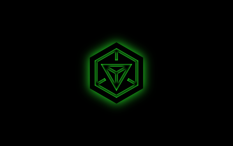 ingress wallpaper,green,black,logo,font,design