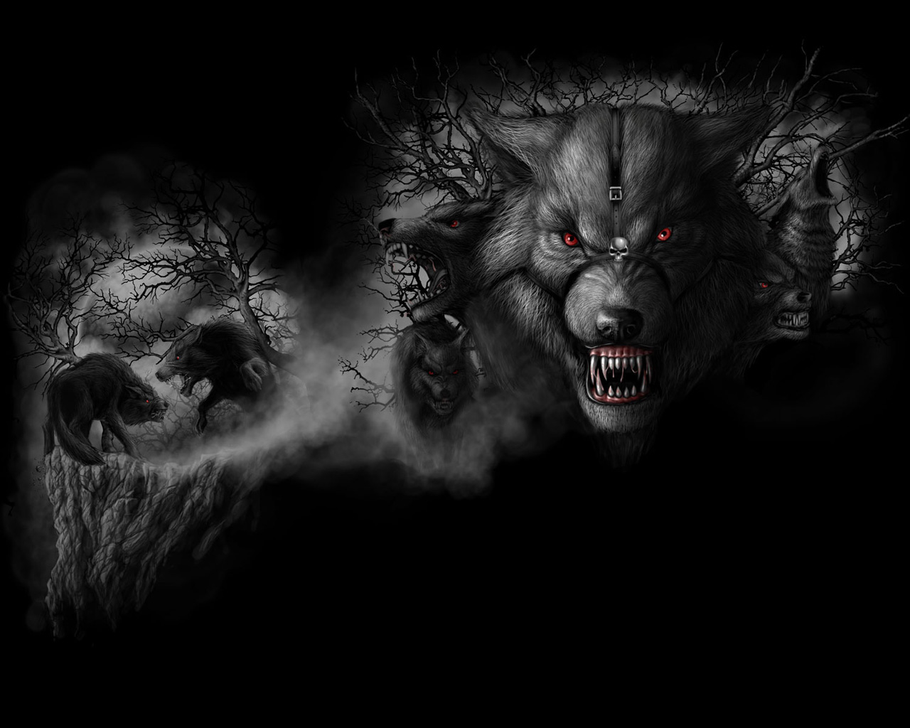 hombre lobo wallpaper,darkness,wolf,werewolf,snout,fiction