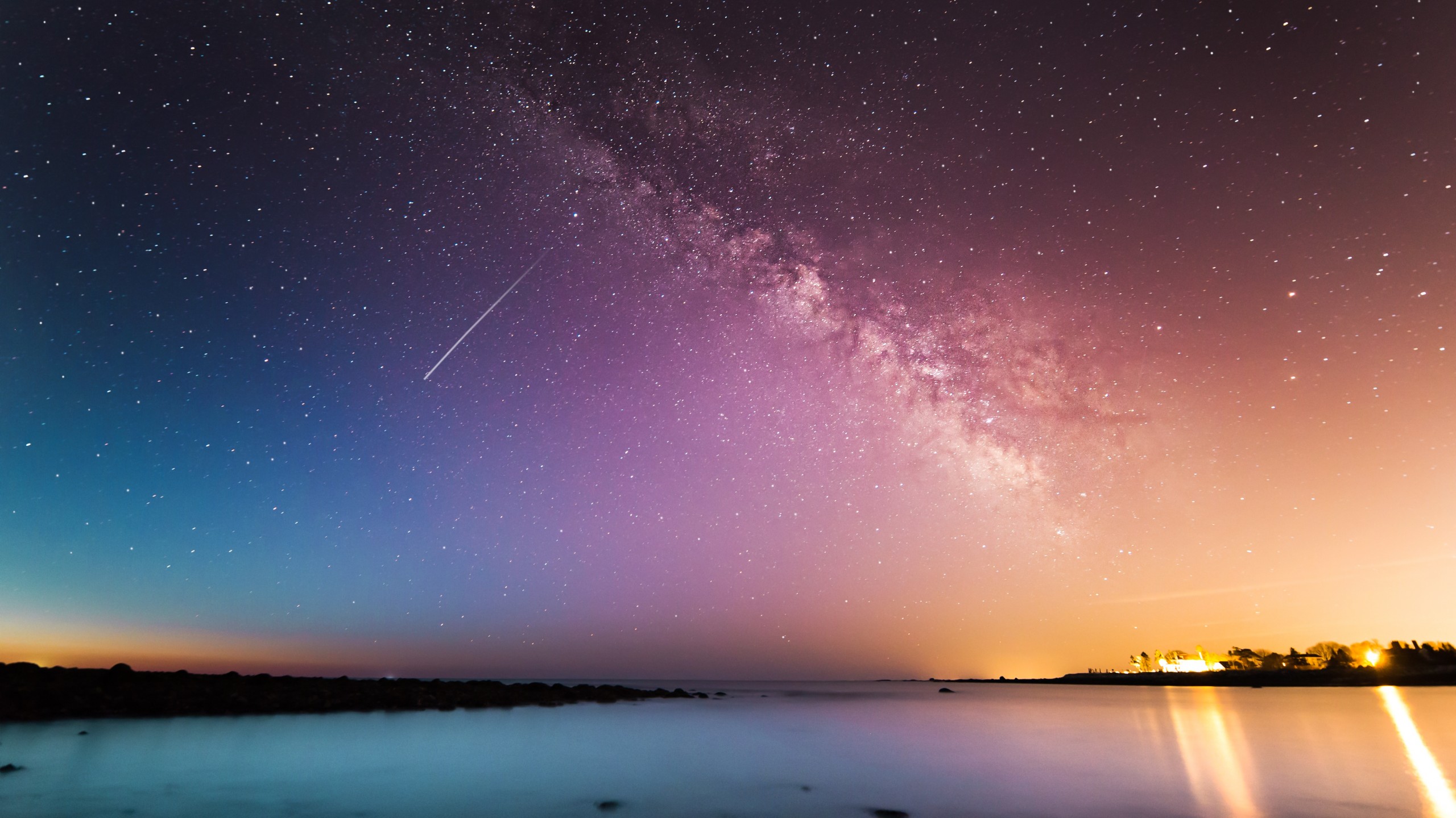 lluvia壁紙,空,自然,地平線,自然の風景,夜