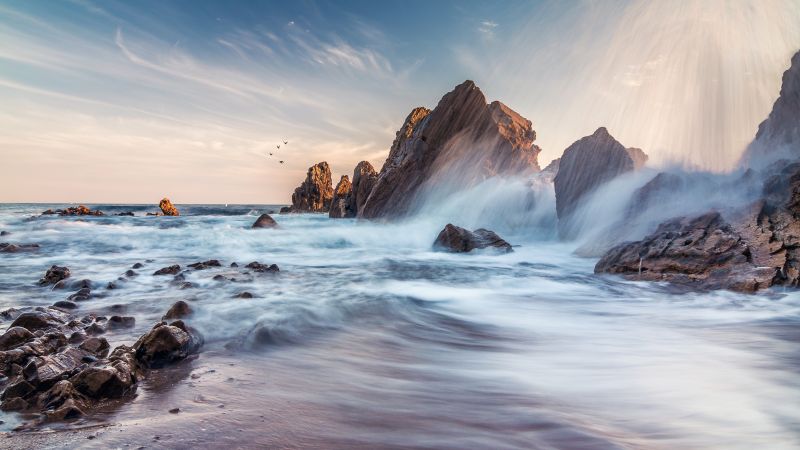 wallpaper mar,body of water,nature,sky,sea,natural landscape