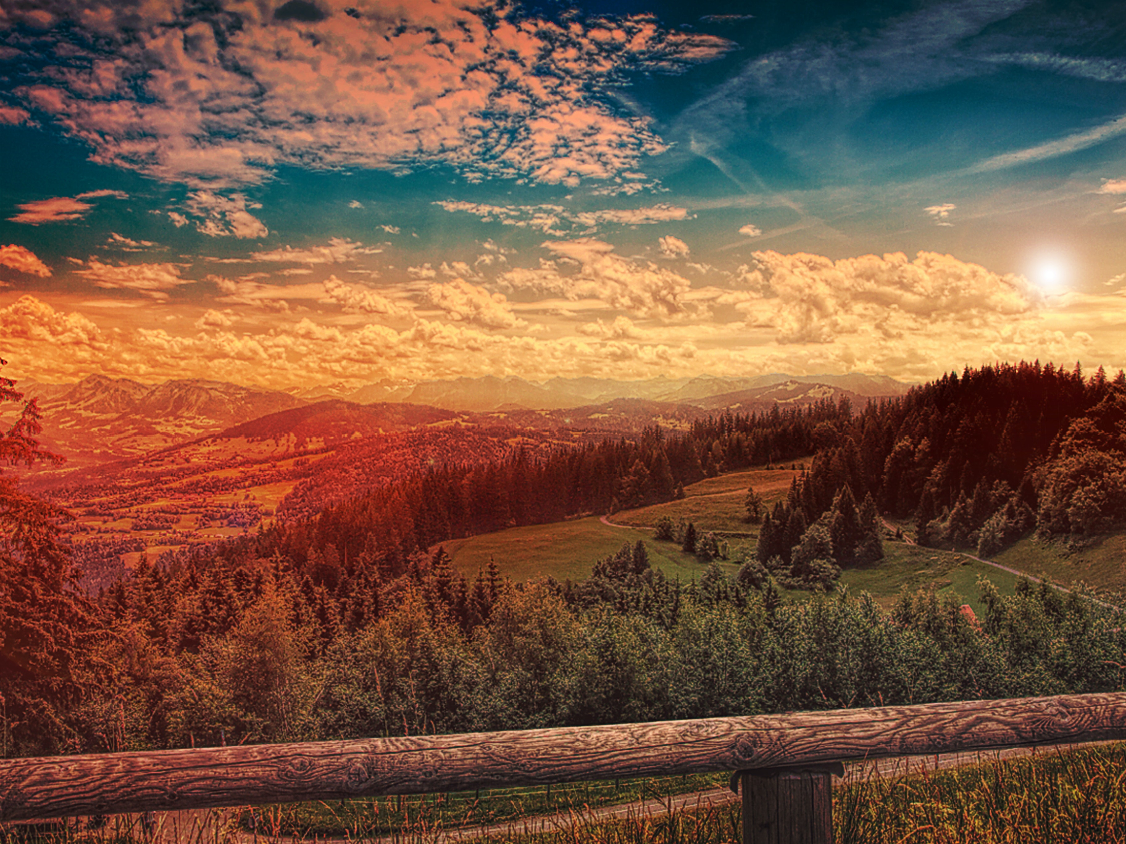 tapete hd kostenlos,himmel,natürliche landschaft,natur,wolke,morgen