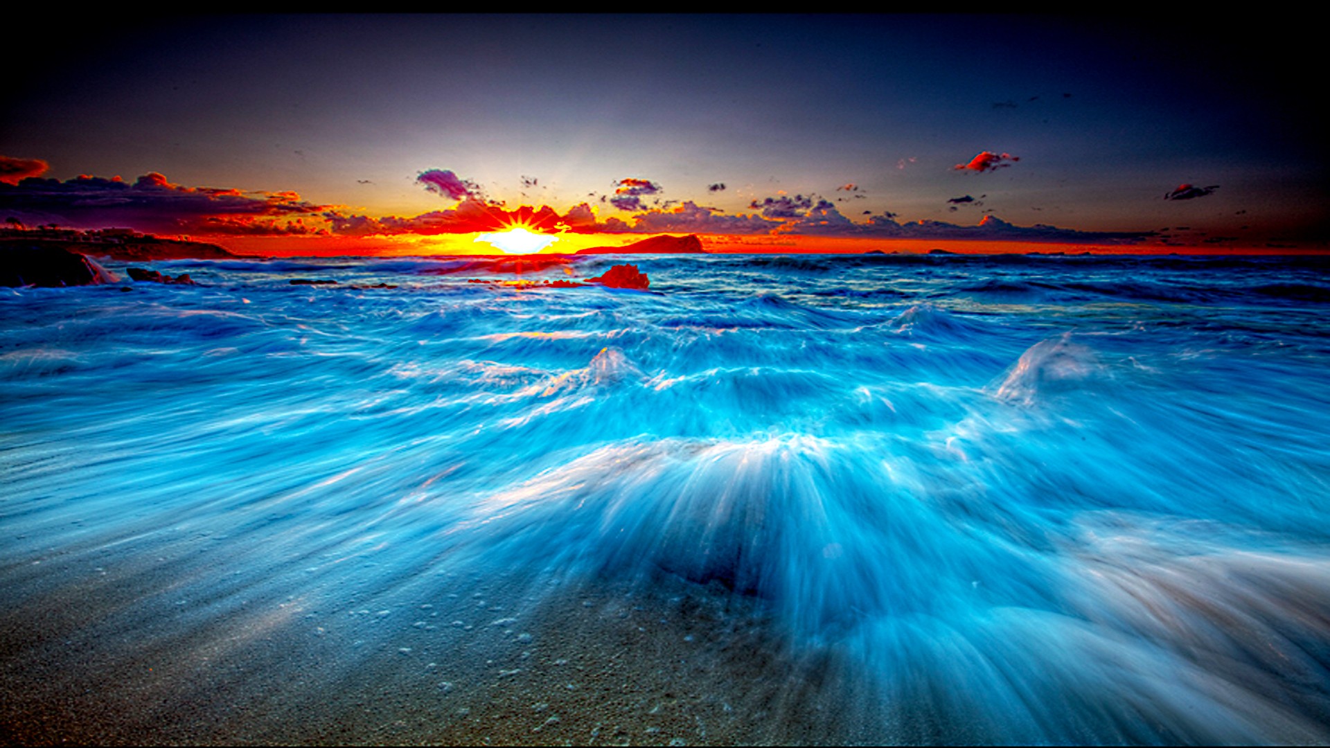 high definition desktop wallpaper,sky,nature,wave,horizon,water