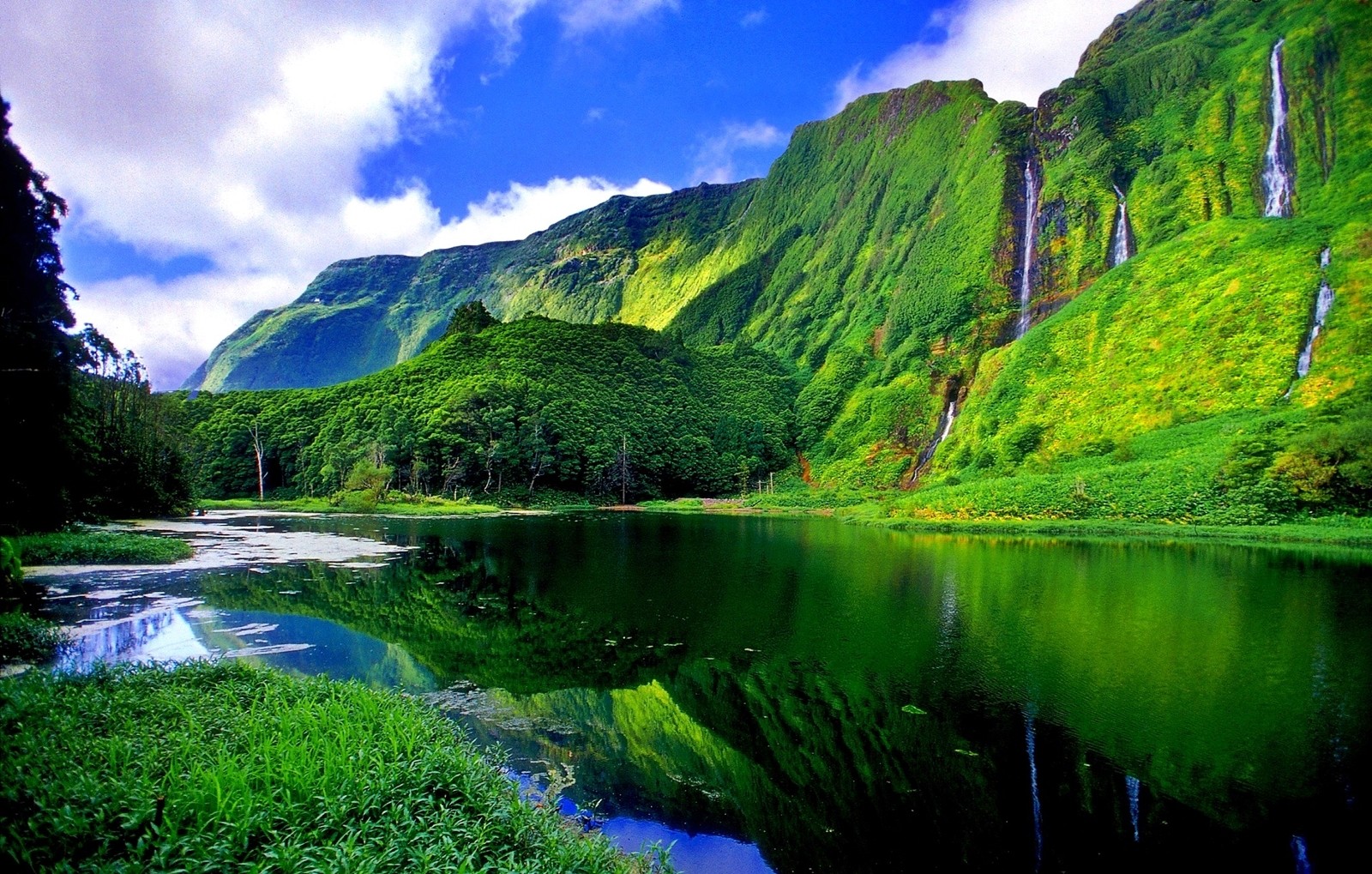 high definition desktop wallpaper,nature,natural landscape,highland,body of water,mountainous landforms