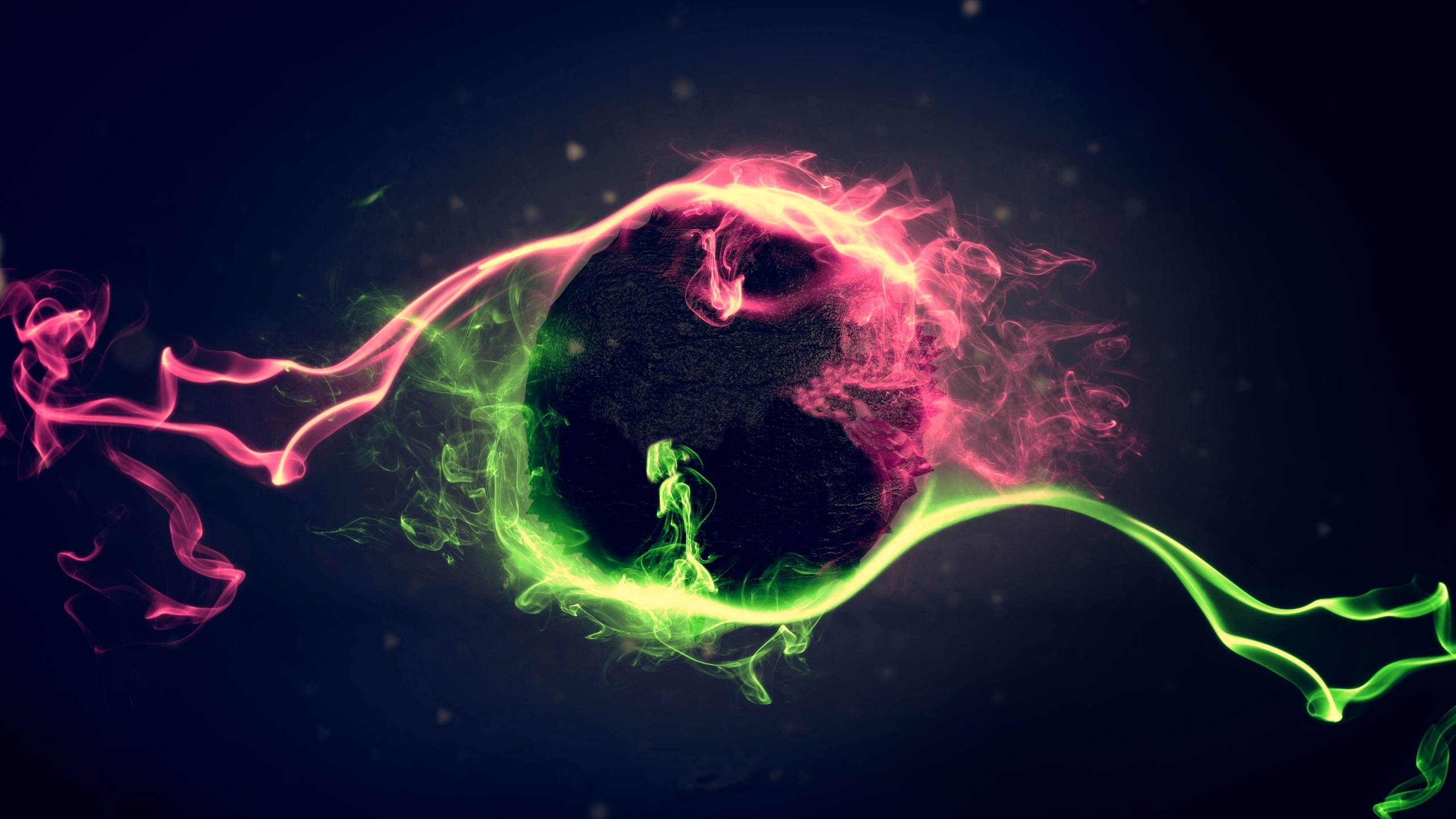 Green And Pink Wallpaper Hd- WallpaperUse